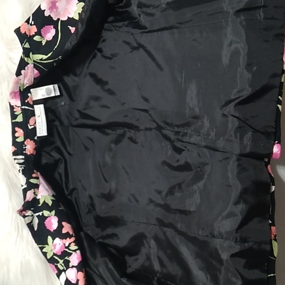 SALE! Like New First Issue A Liz Claiborne Company Floral Print Jacket Sz.L - Picture 8 of 8